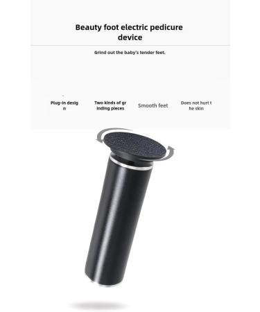 Dermave Electric Foot Callus Remover Pain-Free Electric Callus Remover Professional Adjustable Speed Electric for Dead Dry(Gold) - Buy Online on GoSupps.com