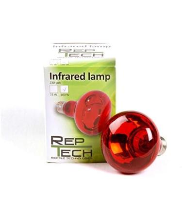 Buy RepTech 75W Infrared Heat Lamp - High-Performance 75.0 Watt Heater for Optimal Warmth | International Shipping Available - Buy Online on GoSupps.com