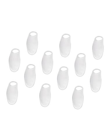 FRCOLOR 6 Pairs Splitter Silicone Gel Hammer Straightener Holder Silicone Spacers Bunion Splints Silicone Straightener Bunion for Women Foot Separators