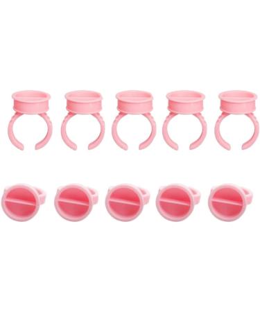 CENPEK 100 Pcs Eyelash Extension Accessories - Glue Rings & Holders for Volume Lashes | Professional Lash Glue Cups - Buy Online on GoSupps.com