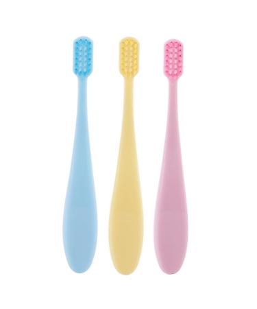 Mobestech sets children toothbrush children travel toothbrush tongue toothbrush tongue scratch manual toothbrush mouth cleaning brush soft fur tooth brushes adjust whitening travel