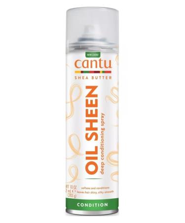 Cantu Oil Sheen Deep Conditioning Spray with Shea Butter 10 Ounce Clean Scent 10 Ounce (Pack of 1) - Buy Online on GoSupps.com