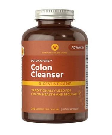 Vitamin World Detoxapure Advanced Colon Cleanser Digestive Care 240 capsules