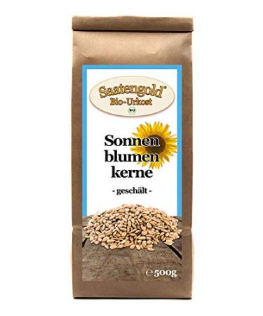 Seed gold | Natural products / Natural / Pure | Vegan & gluten-free (Organic sunflower seeds peeled 500g)