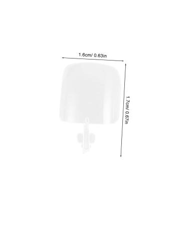 ERINGOGO 100 Pcs Square Toe Nail Forms Clear Full Cover - Buy Online on GoSupps.com