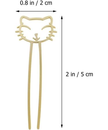 minkissy Cute Cute Hairpin Cat Hair Clips Cat Hair Pin Women Hair Accessories Retro Hairpin Girl Hair Accessories Cute Hair Clips for Women Hair Bun Hair Fork Lazy Wind Miss Alloy - Buy Online on GoSupps.com