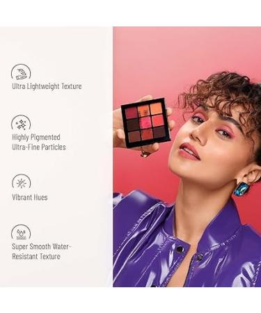 Swiss.Beautyy Ultimate 9 Colors Eyeshadow Palette - Long Wearing Blendable Matte & Shimmer - Multicolor-02 6G - Best International Shipping - Buy Online on GoSupps.com