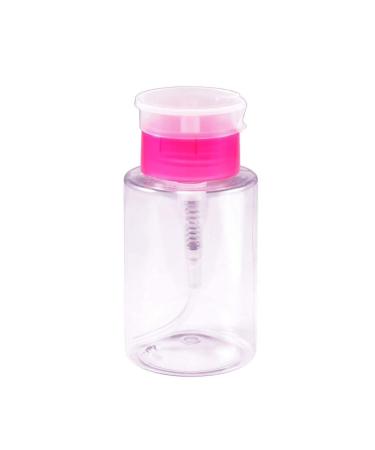 Distributeur de dissolvant de vernis ongles bouteille vide transparente pompe en plastique r cipient liquide rose 180ml D coration jardin
