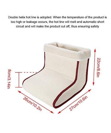 Buy Electrical Foot Warmer with 5 Temp Levels | Automatic Shutdown & Overheat Protection | EU Foot Massager - Buy Online on GoSupps.com