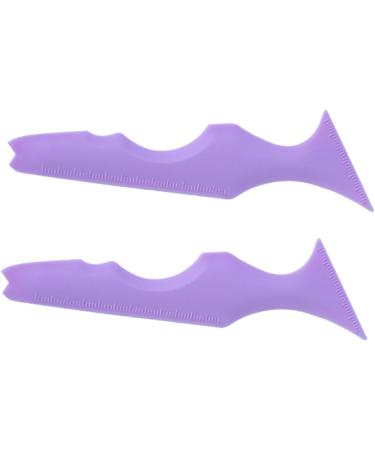 NOLITOY 6 Pcs Silicone Beauty Ruler Eyeliner Tool Eyebrow Guide Template Eyebrow Template Eyebrow Stencils Aid Makeup Stencils Aid Eyeliner Guide Stencils Eyeliner Stencils Makeup Template 15X4.15CMx3pcs Violetx3pcs - Buy Online on GoSupps.com
