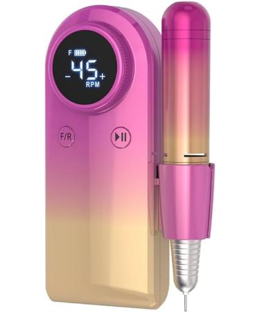 Bonkshire Electric Nail Drill For Acrylic Gel Nails Manicure Pedicure Polishing Shape Tools For Home Salon Use Multifunctional A Gradient Gold - Buy Online on GoSupps.com