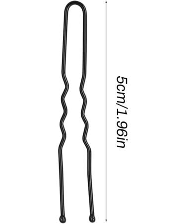 Doryum U Shaped Hair Pins Kit 200 Pcs Hair Pins for Women Girls Hair Fixation Professional Black Bobby Pins U Shape Bun Hair Pins for Women Girls and Hairdressing Salon - Buy Online on GoSupps.com