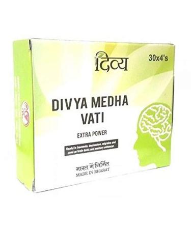 Patanjali Divya Medha Vati 30 x 4's (Total 120 Tablets)