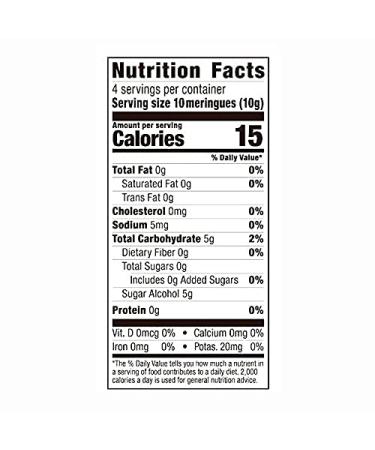 Tidbits Fun Bites Meringue Variety Pack | Low Calorie, Gluten Free, Sugar Free & Diabetic Snack | 4 Flavors - Cookies & Cream, Strawberry, Chocolate, Cotton Candy | 1.41 oz (Pack of 4) - Buy Online on GoSupps.com