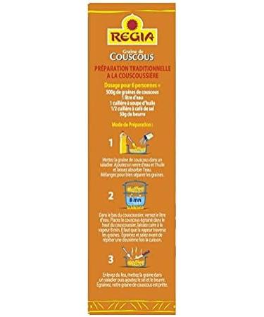  Epicerie sal e REGIA - Medium Couscous Semolina 1kg - Pack of 4 - Special Offer - Buy Online on GoSupps.com