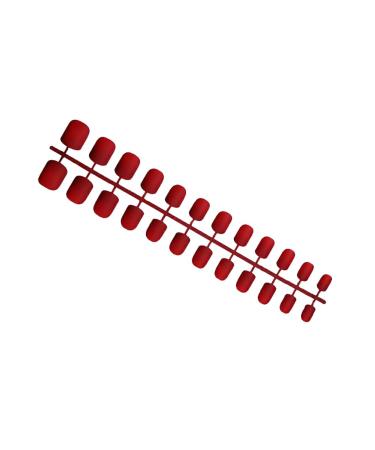dijiusidy Square Nail Set Classic Scratch Resistant Artificial Press-on Fingernails Full Cover Strong Viscosity Manicure Stickers Type 15