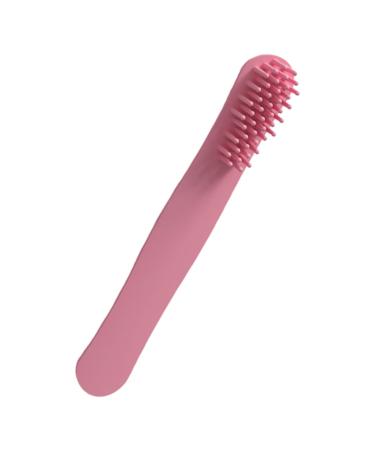 Generic silicone massage comb with a long handle scalp massage comb |Hair band soft silicone ridge for all hair types of girls teenagers men and women rose