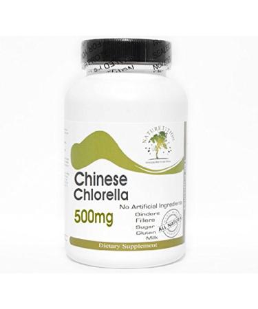 Chinese Chlorella 500mg 200 Capsules - No Additives Naturetition Supplements