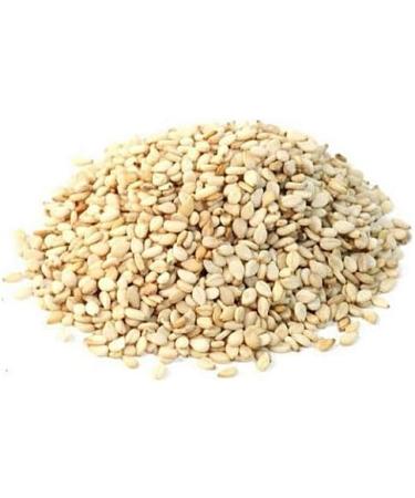 Pure Hulled Sesame Seeds 1Kg Raw | GMO Free | Vegetarian & Vegan | Halal Certified - Buy Online on GoSupps.com