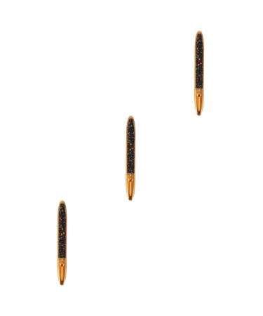 Beavorty 3pcs self adhesive mascara black eyeliner pen No Blooming Eye Liner Non Magnetic Eyeliner cosmetic 1 count (Pack of 1) Colorfulx3pcs