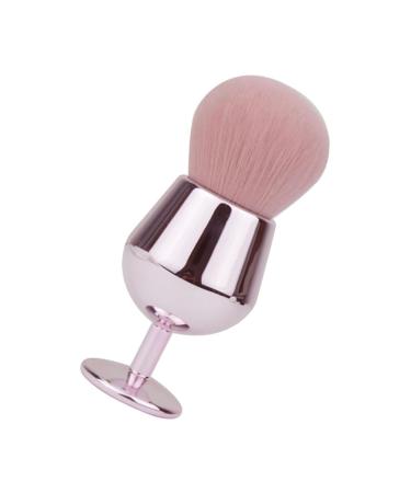Angoily Blush Brush Makeup Brush Iluminador De Maquillaje Makeup Beauty Brush Foundation Brush Travel Highlighter Blending Blush Brush Cosmetic Alien Pink Injection Handle Miss