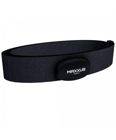 Maxxus heart frequency monitor HRM 5.1 - Uncoded 5.3 kHz Ant+ Bluetooth compatible with Polar Garmin Strava Zwift TomTom - Breast belt heart rate knife heart rate meter heart rate sensor pulse belt