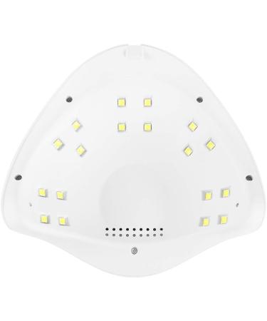 White U V LED Nail Lamp For Home Salon 36W Gel Polish Nail Dryer Curing Lamps With 3 Timer Presets Auto Sensor USB Cord Nail Art Tools for Manicure Pedicure - Buy Online on GoSupps.com