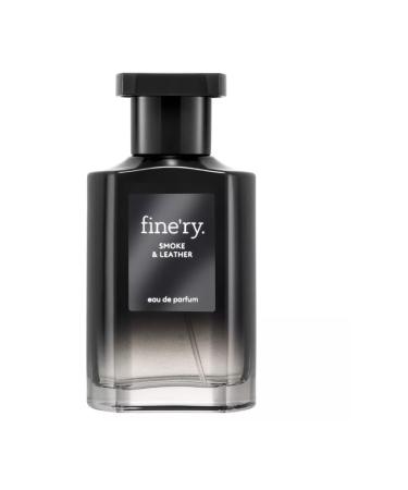 fine'ry. Men's Eau De Cologne - Smoke & Leather - 2 fl oz