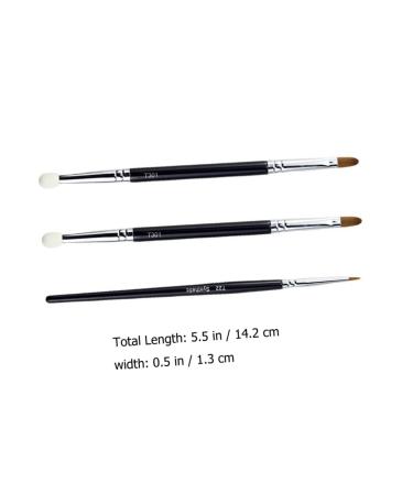 Angoily 1 Set Double Head Concealer Brush | Man-made Fiber Travel Sponge Brush for Flawless Application - Buy Online on GoSupps.com
