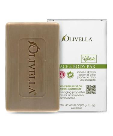 Olivella Soap Bar 5.29 oz Face & Body (156ml) - 6 Pack - Buy Online on GoSupps.com