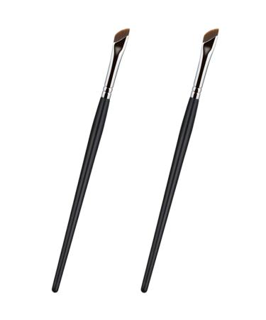 Balacoo 2pcs Eyebrow Brush Angled Makeup Brush Angled Eyeliner Brush Women Makeup Brush Eyes Applicator Miss