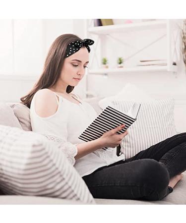 Shop Geyan Vintage Bow Headbands - 2 Pack Red & Black Wide Hair Bands with Dots for Women & Girls - International Shipping Available - Buy Online on GoSupps.com