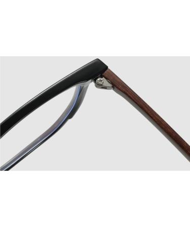 PARWANA Designer Anti Glare Blue Light Blocking Reading Glasses - Large Flat Light Mirror +250 Sand-Black Stylish Computer Readers for Eye Protection - Buy Online on GoSupps.com