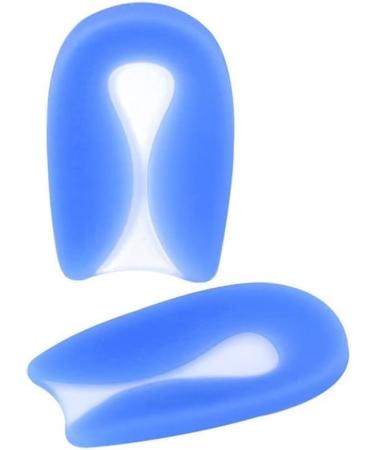 Shop Large Transparent Silicone Heel Inserts | Shock Absorption Foot Orthotics for Men | Pain Relief for Heel Spurs - Buy Online on GoSupps.com