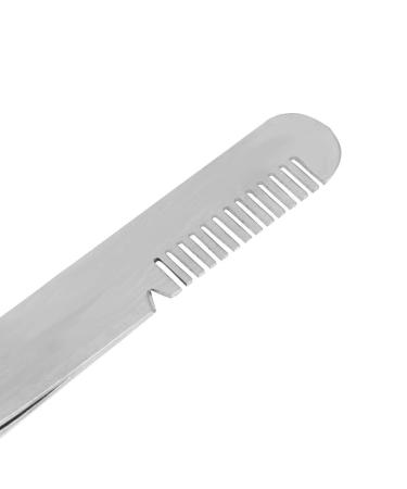 Stainless Steel Eyebrow Tweezers - Precision Hair Removal Tool for Perfect Brows | International Shipping Available - Buy Online on GoSupps.com