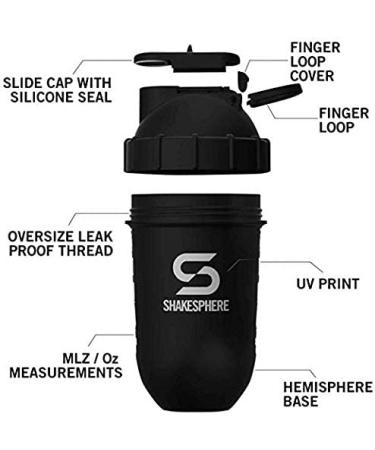 ShakeSphere Tumbler 24oz - Award Winning Protein Shaker Cup - Patented Capsule Shape Mixing - Easy to Clean - BPA Free - Rose Gold - Buy Online on GoSupps.com