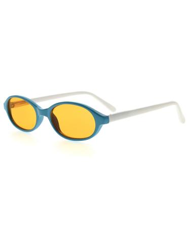 Eyekepper Anti Blue Light Glasses For Children 3+ Kids Computer Eyewear Deep Sleep Gaming Eyeglasses Blue/White