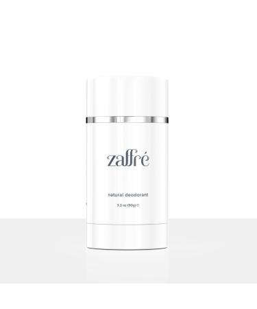 Zaffr Natural Deodorant - Essential Performance | BioShield Technology Pure Protection from Dawn to Dusk | Aluminum-Free Vegan All Skin Types | No White Marks 3.2 oz Truly Unscented