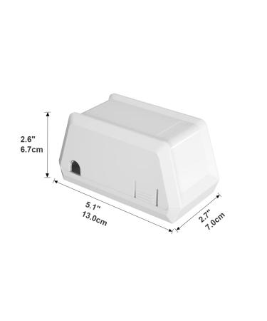 SAFELON (1+12) Pcs Baby Proof Electrical Outlet Box & Outlet Plug Cover for Baby Safety(White) - Buy Online on GoSupps.com