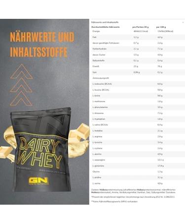 GN Laboratories 100% Dairy Whey Protein Powder 1000g (Chocolate Crema) - Protein Powder for Muscle Building - Protein Powder for Protein Shake - Buy Online on GoSupps.com