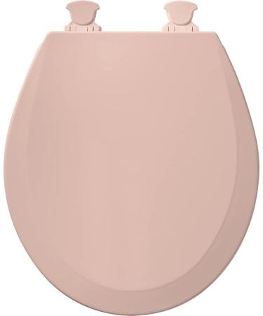Bemis 500EC 063 Round Toilet Seat with Easy Clean & Change Hinges - Venetian Pink - Buy Online on GoSupps.com