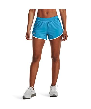 Under Armour Women's Fly By 2.0 Running Shorts (419) Capri / Petrol Blue / Reflective Small