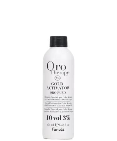 Fanola Oro Therapy Gold Activator Gold Puro 3% 150 ml - Buy Online on GoSupps.com