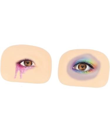 MAGICLULU Practical Eye Skin 5 sets Artificial Skin Practice Professional Eye Board Makeup Blank Training Silicone Reusable of - Buy Online on GoSupps.com