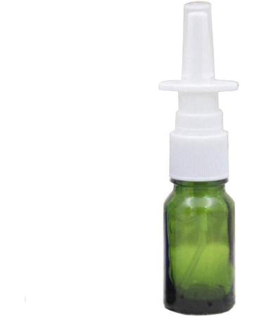Happyupcity 10ml Refillable Glass Nasal Spray Bottles - Fine Mist Atomizer for Colloidal Silver Essential Oils & Cosmetics - Set of 6 Green - Buy Online on GoSupps.com