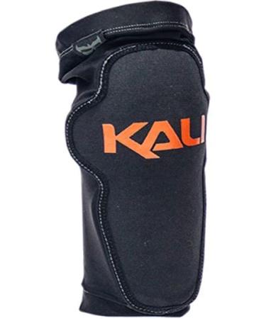 Kali Protectives Mission Knee Guards - Adult Bicycling Knee and Shin Pads - Pull-On Closure, Flexible, Durable, Non-Slip Protection - Off-Roading, BMX, Mountain Biking, Road Cycling, Cyclocross Gear Black/Red Large
