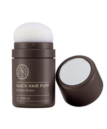 The Face Shop Quick Hair Puff 02 DARK BROWN for Hair Line Makeup Men/Women VM Korea