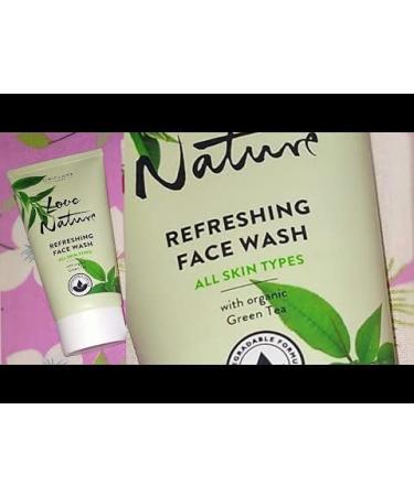 Buy Oriflame Love Nature Refreshing Face Wash with Organic Green Tea 50ML - Deep Cleansing & Hydrating | International Shipping Available - Buy Online on GoSupps.com