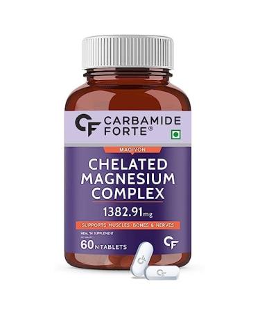 Magnesium Glycinate Citrate Supplement 1814.18mg Per Serving - 60 Veg Tablets