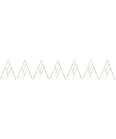 TOVINANNA Eyebrow Tools 7 Pcs Second Generation Brow Shaping Kit Makeup Kits Stainless Steel Eyebrow Trimming Set 25x5x0.6cmx7pcs Silverx7pcs